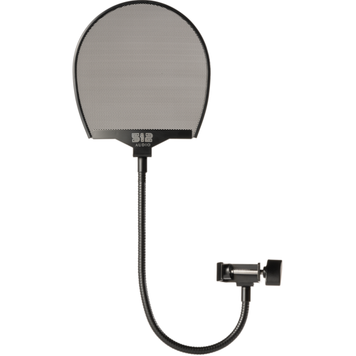 Professional Microphone Pop Filter With Adjustable C-Clamp