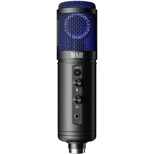 512 Audio Large Diaphragm Studio Condenser USB Microphone for Professional Recording