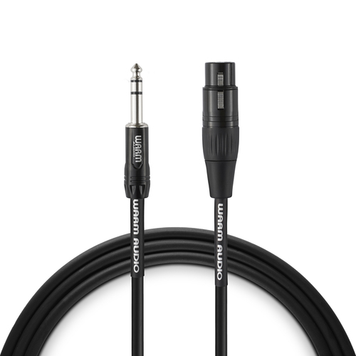 Warm Audio Pro Series XLR Female to TRS Male Cable - 3-foot