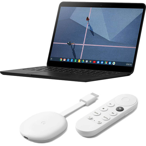 Google GA00521 13.3` Pixelbook Go i5-8200Y Chromebook 8GB/128 SSD w/ Chromecast (Snow)