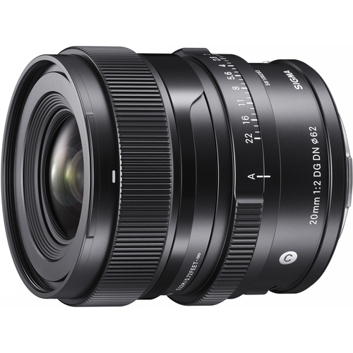 Sigma 20mm F2 DG DN Contemporary Lens for Sony E-Mount Full Frame Mirrorless - 490965