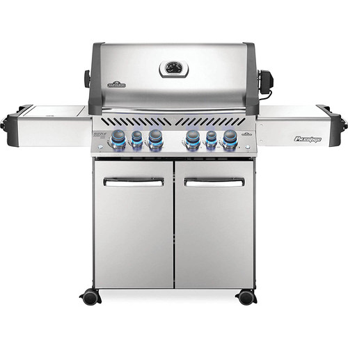 Napoleon Prestige 500 Natural Gas Grill with Infrared Side/Rear Burners, Stainless Steel