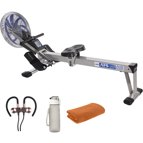 Stamina ATS Air Resistance Rowing Machine with Earbuds Bundle