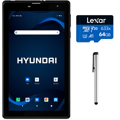 Hyundai HyTab Plus 7LB1 7` Tablet, 1024x600 IPS, 2GB RAM/32GB w/ Accessories Bundle