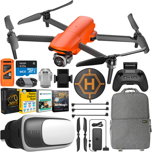 Autel Robotics EVO Lite+ Drone Quadcopter (Orange) with 20MP & 6K Video Standard Pro Bundle