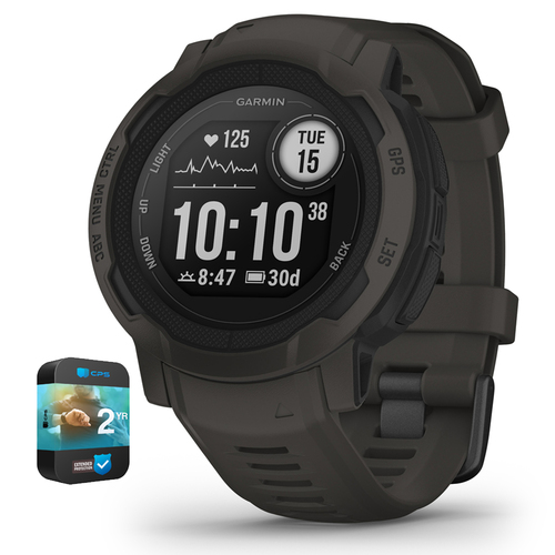 Garmin Instinct 2S Rugged Outdoor Smartwatch Graphite with 2 Year Warranty