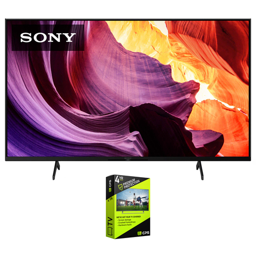 Sony 75` X80K 4K Ultra HD LED Smart TV (2022 Model) w/ 4 Year Extended Warranty