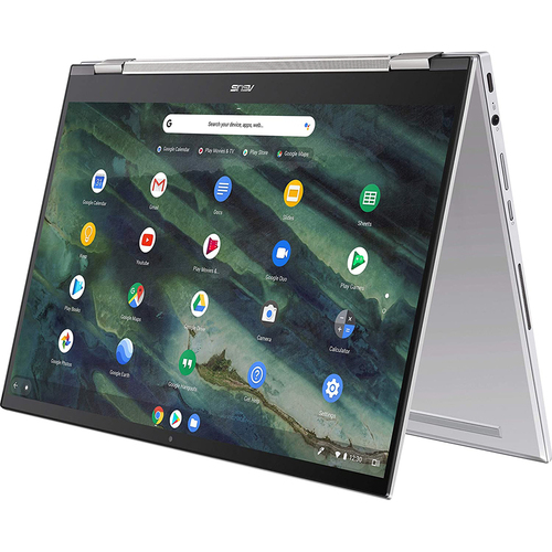 Asus Chromebook Flip C436 2-in-1 14` Touchscreen Laptop, Silver - C436FA-DS388T