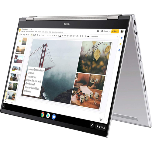 Asus Chromebook Flip C436 2-in-1 14` Touchscreen Laptop, White - C436FA-DS388T