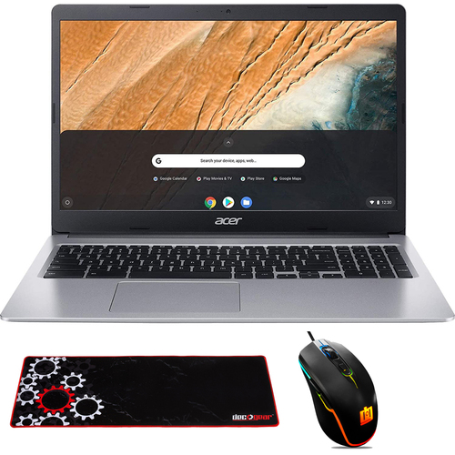 Acer Chromebook 315, Intel Celeron N4000, 15.6-in FHD  +Gaming Mouse Bundle
