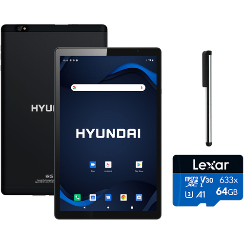 Hyundai HyTab Pro 10LA2 Tablet w/ Octa-Core Processor, 4GB/64GB, Black + 64GB Bundle