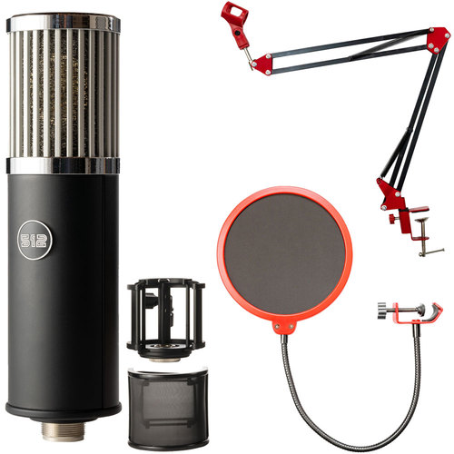 512 Audio Skylight Condenser XLR Microphone Bundle with Boom Arm and Pop Filter