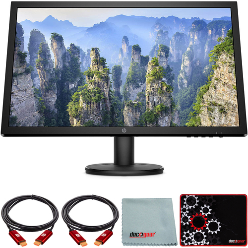 Hewlett Packard 24 inch FHD 75Hz PC Monitor with FreeSync + Mouse Pad Bundle