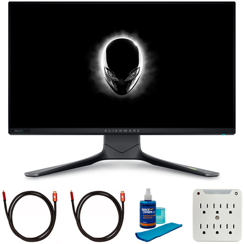 Alienware 25 inch 360Hz FHD PC Gaming Monitor with G-Sync + Cleaning Bundle