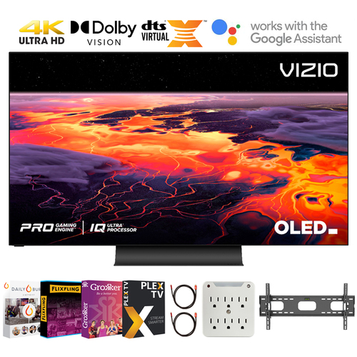Vizio 65` Class OLED Premium 4K UHD HDR SmartCast TV + Movies Streaming Pack