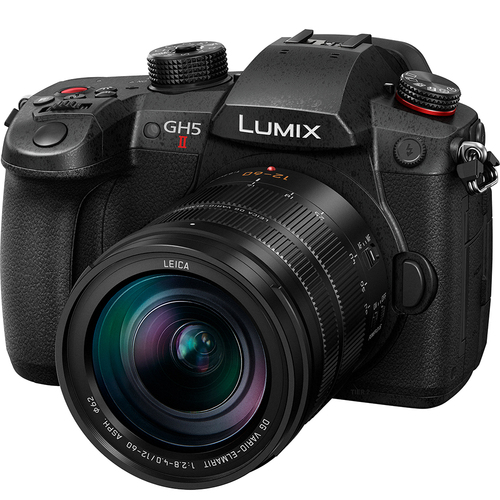 Panasonic GH5M2 Mirrorless Camera Body w/Livestreaming & 4K + 12-60mm Lens Kit - Open Box