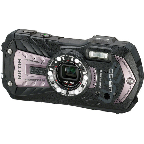 Ricoh WG-30W Digital Camera with 2.7-Inch LCD - Carbon Gray