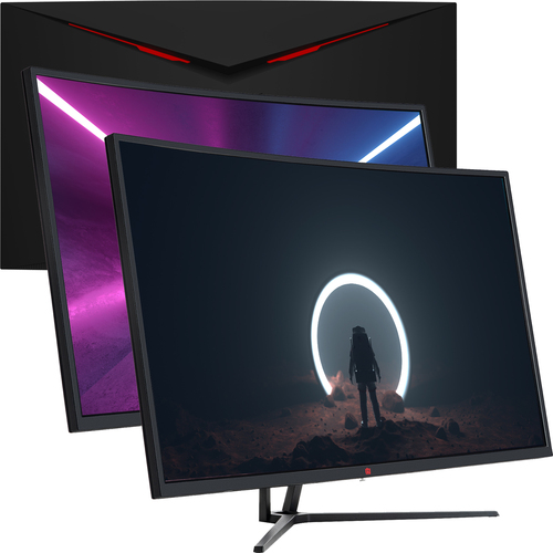 Deco Gear 39` Curved Gaming Monitor, 2560x1440, 1ms MPRT, 165 Hz, 4000:1, HDR 400, 3-Pack