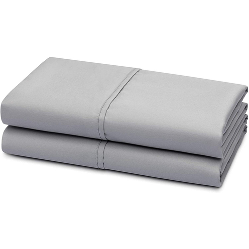 600 Thread Count Cotton Blend Pillowcase, King - Ash (MA06KKASCC)