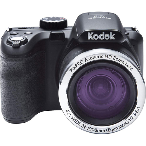 Kodak PIXPRO Astro Zoom AZ421-BK 16MP Digital Camera, 42X Optical Zoom, 3` LCD Black