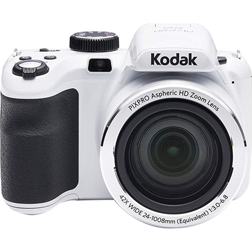 Kodak PIXPRO Astro Zoom AZ421-BK 16MP Digital Camera, 42X Optical Zoom, 3` LCD White