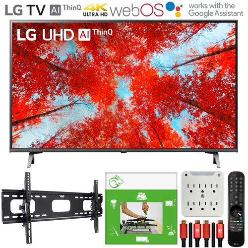 LG 43UQ9000PUD 43 Inch HDR 4K UHD LED TV 2022 +TaskRabbit Installation Bundle