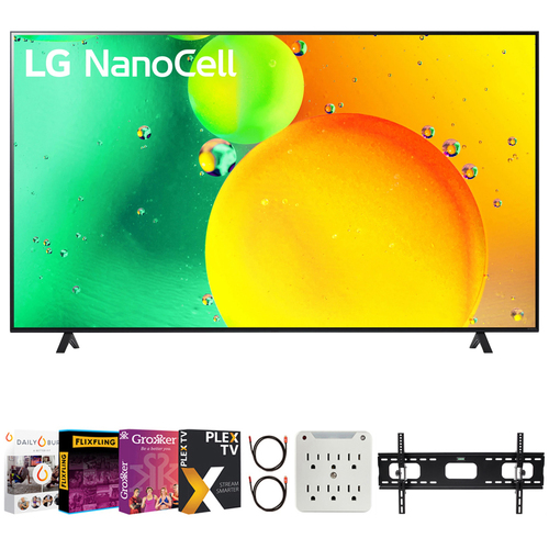 LG 43 Inch HDR 4K UHD Smart NanoCell LED TV 2022 with Movies Streaming Pack