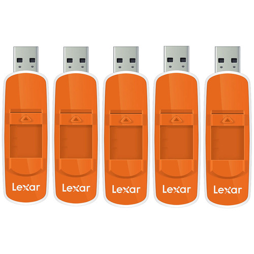 Lexar 16 GB JumpDrive S33 USB 3.0 Flash Drive 5-Pack (80GB Total)