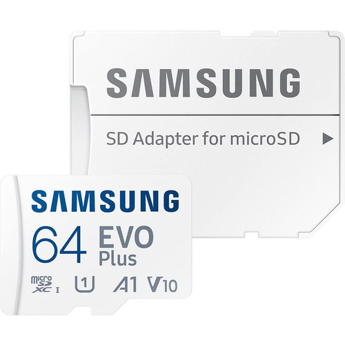 Samsung EVO Plus and Adapter microSDXC Memory Card, 64GB (MB-MC64KA/AM)