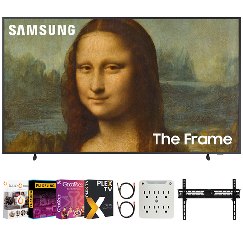 Samsung 43` The Frame QLED UHD Quantum HDR Smart TV 2022 + Movies Streaming Pack