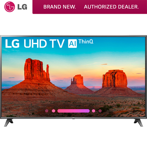 LG 75UK6570PUB 75` Class 4K HDR Smart LED AI UHD TV w/ThinQ (2018) - Refurbished