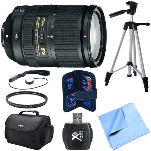 Nikon AF-S DX NIKKOR 18-300mm f/3.5-5.6G ED VR Zoom Lens Exclusive Pro Bundle