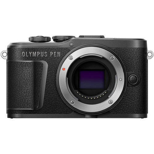 Olympus PEN E-PL-10 Wi-Fi 4K Mirrorless Camera Body (Onyx Black) - Refurbished