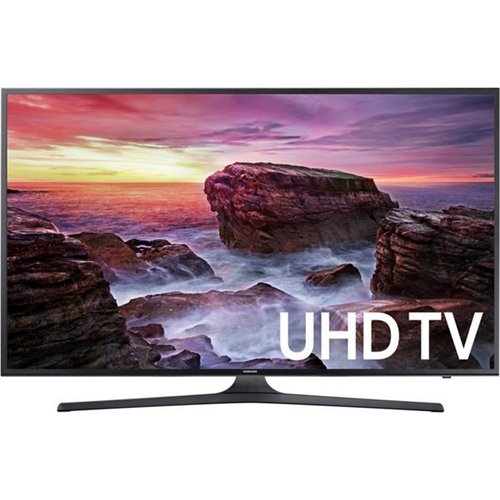 Samsung UN40MU6290FXZA Flat 39.9` LED 4K UHD 6 Series Smart TV (2017 Model), Refurbished