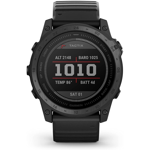Garmin tactix 7 Tactical GPS Watch with Black Silicone Band