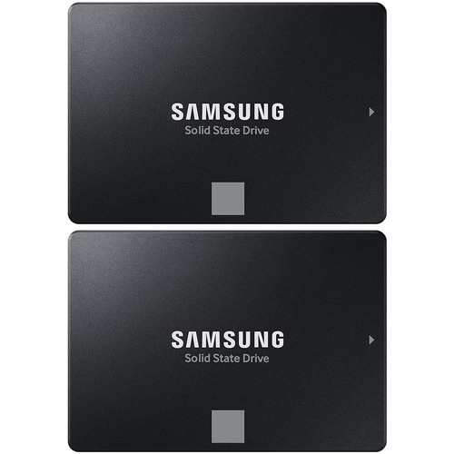 Samsung MZ-77E2T0B/AM 870 EVO SATA 2.5-inch SSD, 2TB (2-Pack)