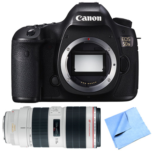 Canon EOS 5DS 50.6MP Digital SLR Camera Zoom Lens Bundle