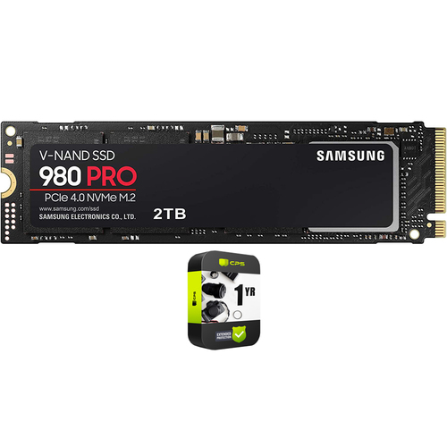 Samsung 980 PRO PCIe 4.0 NVMe SSD 2TB with 1 Year Extended Warranty