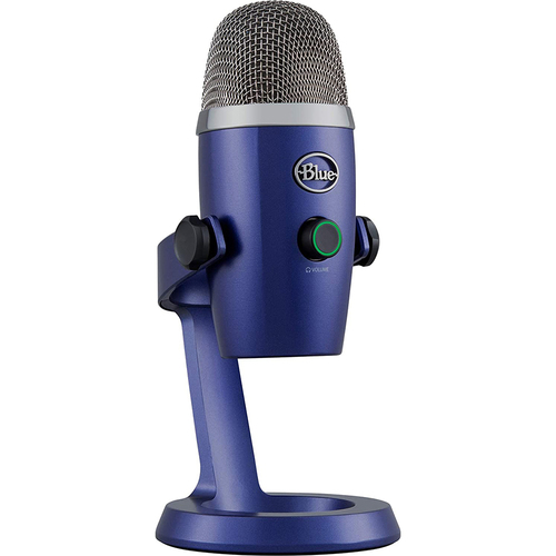 Blue Yeti Nano USB Condenser Microphone Vivid Blue - 988-000089 - Open Box