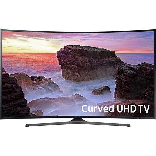 Samsung UN55MU6500 Curved 55` 4K Ultra HD Smart LED TV (2017 Model) - Refurbished