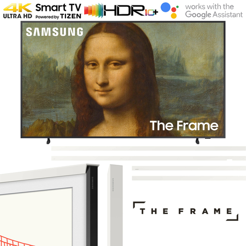 Samsung 65` The Frame QLED 4K UHD Quantum HDR Smart TV 2022 with Customizable Bezel