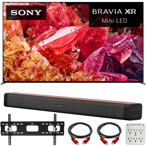 Sony 65` BRAVIA XR X95K 4K HDR Mini LED TV 2022 w/ Deco Home 60W Soundbar Bundle