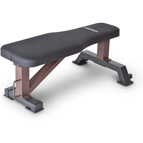 Marcy Deluxe Versatile Flat Utility Workout Bench for Home Gyms - STB-10101