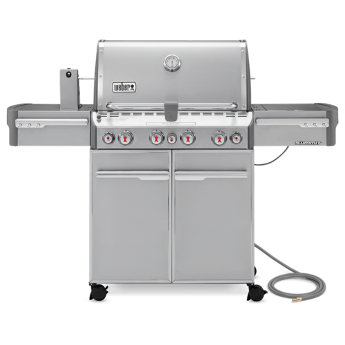 Weber Summit S-470 Natural Gas Grill with Rotisserie and Smoker Box - 7270001