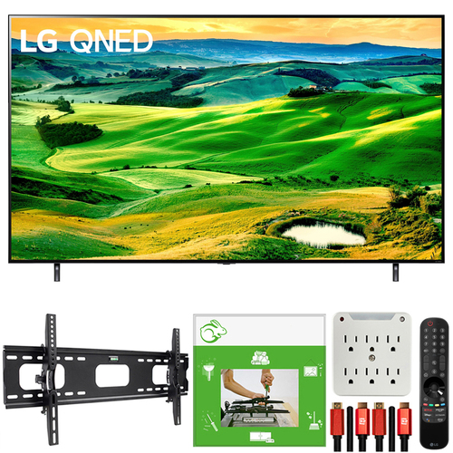 LG 55QNED80UQA 55` QNED Mini-LED Smart TV 2022 + TaskRabbit Installation Bundle