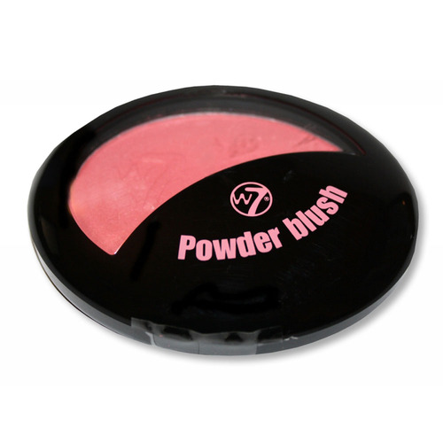 W7 Powder Blush Compact with Applicator - Rose, 4g/0.141fl oz