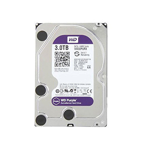 WD Purple WD30PURX 3TB Surveillance 3.5` Internal Hard Drive