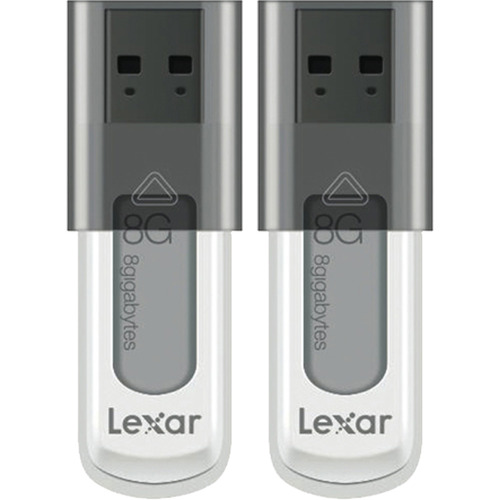 Lexar 8 GB JumpDrive High Speed USB Flash Drive 2-Pack