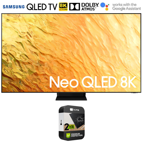 Samsung 85 Inch QN800B Neo QLED 8K Smart TV (2022) w/ 2 Year Extended Warranty