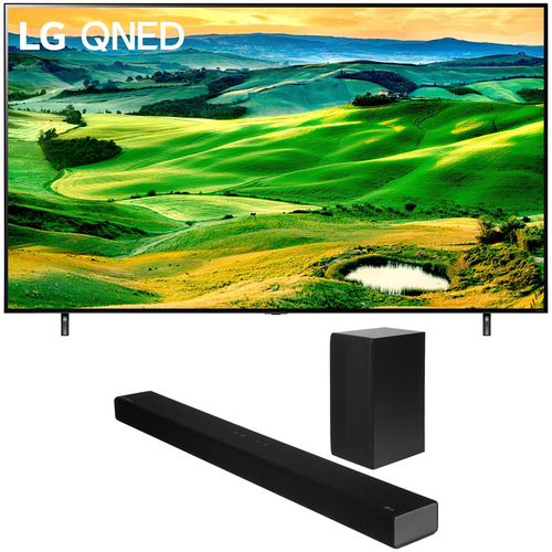 LG 65 Inch QNED Mini-LED Smart TV 2022 with LG 3.1 Ch High Res Audio Sound Bar